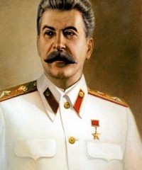 На фото Иосиф Виссарионович  Сталин