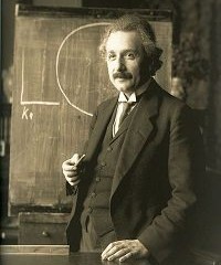На фото Альберт  Эйнштейн